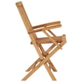 thumbnail image 2 of vidaXL Folding Garden Chairs 4 pcs Solid Teak Wood, 2 of 5
