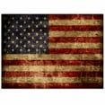 thumbnail image 2 of Area Rugs Indoor Non-Slip Rectangle Rug 2.7x5 Ft Vintage USA Flag Wood Grain Independence Day Rug Rubber Backing Floor Mats Non Shedding Home Decor Carpet for Entryway Living Room, 2 of 8