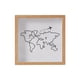 thumbnail image 1 of Marco de caja de sombra con ranura, caja de recuerdos versátil, vitrina de carga superior para madera 29x29cm, 1 of 9