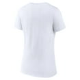 thumbnail image 3 of Women's White New York Yankees Team Lockup V-Neck T-Shirt, 3 of 3