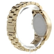 Michael Kors Gold Bradshaw MK Logo Crystal Glitz Ladies 43mm Watch MK6487