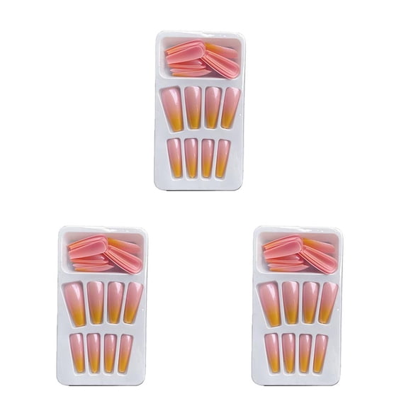 Vogacara 1 juego de puntas francesas Prensa en las uñas Extensión de gradiente Calcomanías para uñas artificiales Envolturas Cubierta completa Kit de Type1 NO1 Vogacara  CBP262046