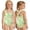 swimsuit 90#Light Yellow, variant on oqasdz Swimsuit for Girls One Piece Swimsuit Long Sleeve UPF 50+ Rash Guard Bathing Suit with Skirt for Toddler Kids Summer Beach Pool