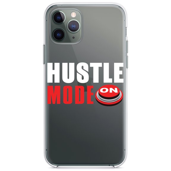 DistinctInk Clear Shockproof Hybrid Case for iPhone 12 Pro MAX (6.7" Screen) - TPU Bumper Acrylic Back Tempered Glass Screen Protector - Mode On Button