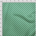 thumbnail image 4 of oneOone Rayon Green Fabric Houndstooth Sewing Material Print Fabric By The Yard 56 Inch Wide, 4 of 4
