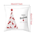 thumbnail image 2 of Yhmxh Pillow Covers Throw Pillow Covers Pillow Protector Christmas New Pillowcase Rag Linen Pillowcase Back Cushion Cover Luminous Pillowcase, 2 of 2