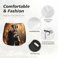 thumbnail image 4 of Balery Maple Forest Panda Pantalones cortos deportivos para mujer con forro y dos bolsillos, elásticos, para entrenamiento, gimnasio, yoga-Small, 4 of 7
