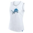 thumbnail image 2 of Women's-Fanatics  White Detroit Lions Slub Tank Top, 2 of 3