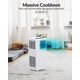 thumbnail image 3 of Aire acondicionado portátil DEXSO de 8000 BTU, aire acondicionado para habitaciones de hasta 350 pies cuadrados. Ft, deshumidificador incorporado, ventilador y modo de suspensión, incluye control remo, 3 of 5