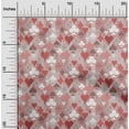thumbnail image 2 of oneOone Viscose Jersey Pink Fabric Poker Card Fabric For Sewing Printed Craft Fabric By The Yard 60 Inch Wide, 2 of 5