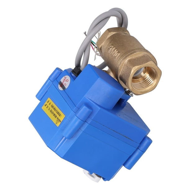 Electrical Valves, Motorized Ball Valve IP67 DN15 Feedback DC24V 5 Wire For Reducer For Water