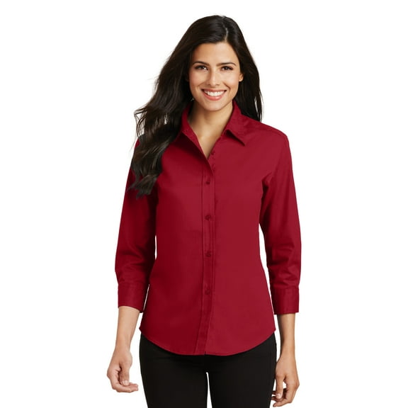 Port Authority L612 Ladies 3/4-Sleeve Easy Care Shirt
