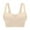 Beige, variant on Bras for Women's Seamless Sleep Sports Bra With No Steel Ring Thin And Shockproof Yoga Gathered U Back Bra on Clearance Beige M