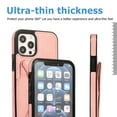 thumbnail image 3 of Decase Wallet Case for iPhone 13 Pro Max PU Leather Case with Card Slot Kickstand Ultra Thin Men Women Shockproof Case Rosegold,For iPhone 13 Pro Max, 3 of 7