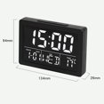 thumbnail image 4 of 6.3" Digital Clock with Large Display, with Day and Date, Snooze, Temperature, 12H/24H, Adjustable Brightness for Desk, Wall Mounted, Living Room, Bedroom, Gift for Elderly, Seniors, Dementia, 4 of 6