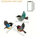 thumbnail image 2 of kkbbma under $5 Wooden Flying Birds Wall Art, 3 Piece Handmade Wooden Flying Birds Wall Art, Home Office Wall Decor Artwork, Nature Inspired Wooden Bird Decor, Easy Mount Wall Hanging Sculpture, 2 of 5