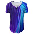thumbnail image 2 of Gibobby mini faldas de mujer sexy mujer Camisetas sueltas de verano con volantes Camisas sin mangas plisadas(Azul, S), 2 of 5