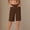 Brown, variant on HAIJIE Plus Size Swim Shorts Comfy Drawstring Casual Elastic Waist 2026 Hiking Cargo Swim Shorts Outdoor for Women Girls Summer Daily Wear