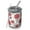 Pioneer Flower Floral-1, variant on 12oz Coffee Tumblers Pioneer Flower Floral Print Pattern Stainless Steel Vacuum Insulated Travel Tumbler Coffee Cups Mug with Lid and Straw with Cleaning Brush for Cold & Hot Drinks