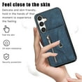 thumbnail image 3 of Allytechgroup Cell Phone Bag Case for Galaxy S24 Plus, Crossbody Strap Lanyard Cards Holder Shockproof Zipper Pocket Wallet Case Cover for Samsung Galaxy S24 Plus, Blue, 3 of 10
