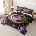 thumbnail image 3 of Homewish Happy Halloween Twin Quilt Set for Kids, Witch Divination Twin Coverlet Set, 2 Pieces 1 Bedspread and 1 Pillowcase, 3 of 7