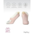 thumbnail image 6 of MeMoi Women's Kitty Embellished Plush Lined Slippers - Womens - Female (M-L, Blush), 6 of 7