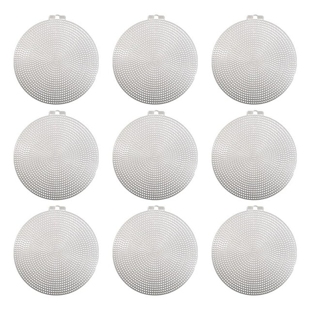 12 Pcs Planche en Plastique Brodée Stéréo Fait Main Feuille de Plastique Creuse