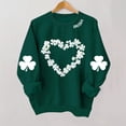 thumbnail image 3 of Otqutp St Patricks Day Shirts for Girls Boys Irish Sweater Crewneck Long Sleeve Sweatshirts Valentines Outfits Clover Graphic Tops, 3 of 3