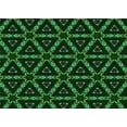 thumbnail image 1 of Ahgly Company Indoor Rectangle Patterned Night Black Area Rugs, 2' x 3', 1 of 6
