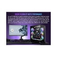 thumbnail image 3 of Thermaltake CTE E600 MX Black Mid Tower E-ATX Case with Centralized Thermal Efficiency Design; 3Way Floating GPU Mounting Bracket/ 400mm PCIe4 Riser Cable are all Included; CA-1Y3-00M1WN-00, 3 of 5