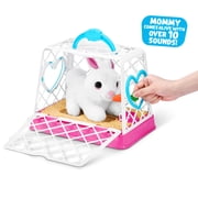 Pets Alive Mommy Bunny & Baby Surprise by ZURU - Interactive Electronic Pet Playset for Kids Ages 3+