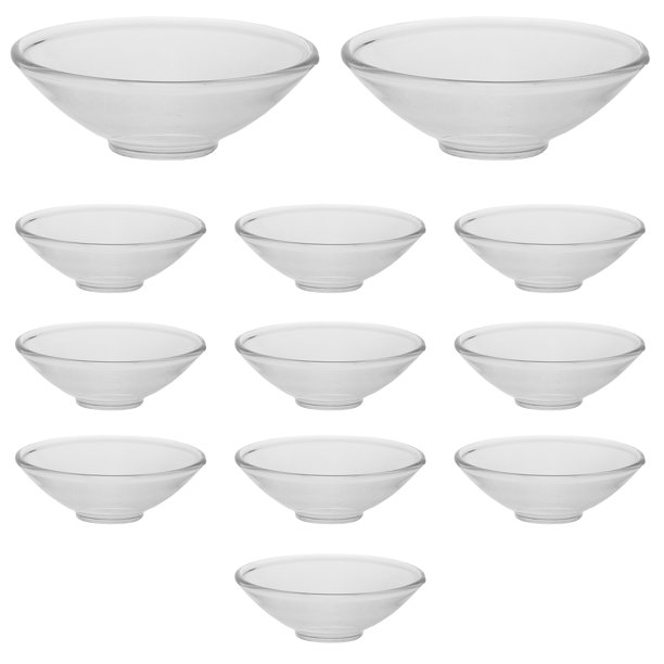 12 piezas de atrapasueños de vidrio para velas, elegante atrapasueños de vidrio transparente, protector de cera para decoración del hogar, restaurantes y hoteles.