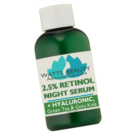 Watts Beauty Advanced 2.5% Retinol Serum with Hyaluronic Acid, 4.48 oz