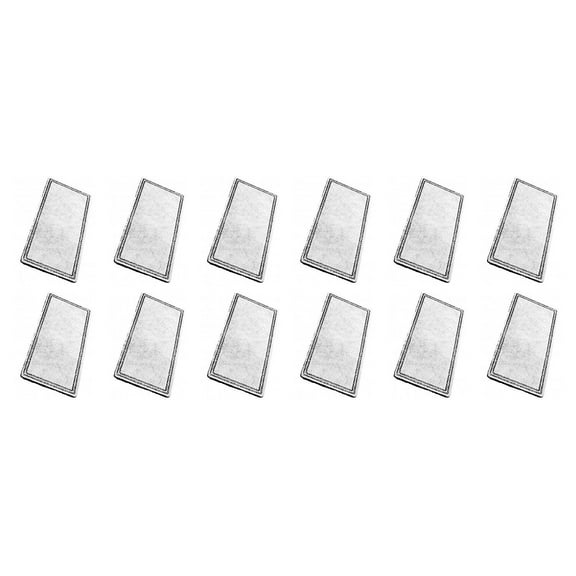 Charcoal Water Filters Replacement for Pioneer Pet Plastic Fountains By NISPIRA - 12 Filters