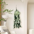 thumbnail image 6 of JeashCHAT Artificial Hanging Flowers Fake Hanging Plants Violet Vines Silk Orchid Spring Summer Floral Bouquets with Green Leaves for Wedding Porch Indoor Outdoor Garden Patio Decor, 6 of 6