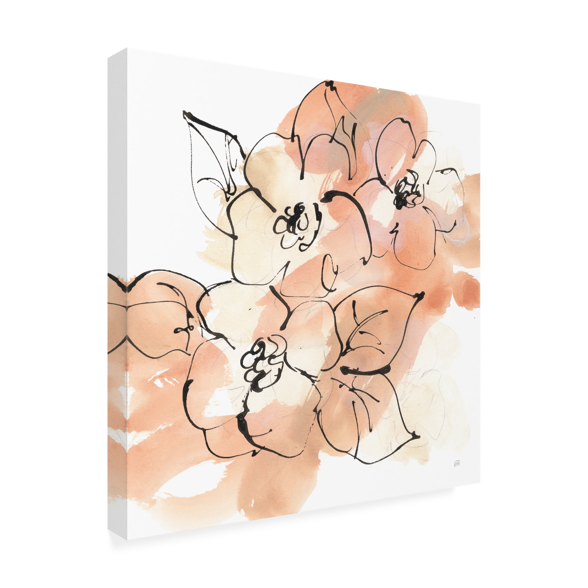Chris Paschke 'Terracotta Neutrals I' Canvas Art