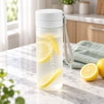 thumbnail image 2 of MOPOOR Small High-Temperature Wide Mouth Drink Bottle,Portable Water Bottle with Lanyard Plastic Reusable Drinking Cup Leakproof Travel Water Bottle for Gym Office Home Travel Outdoor Sports, 2 of 7