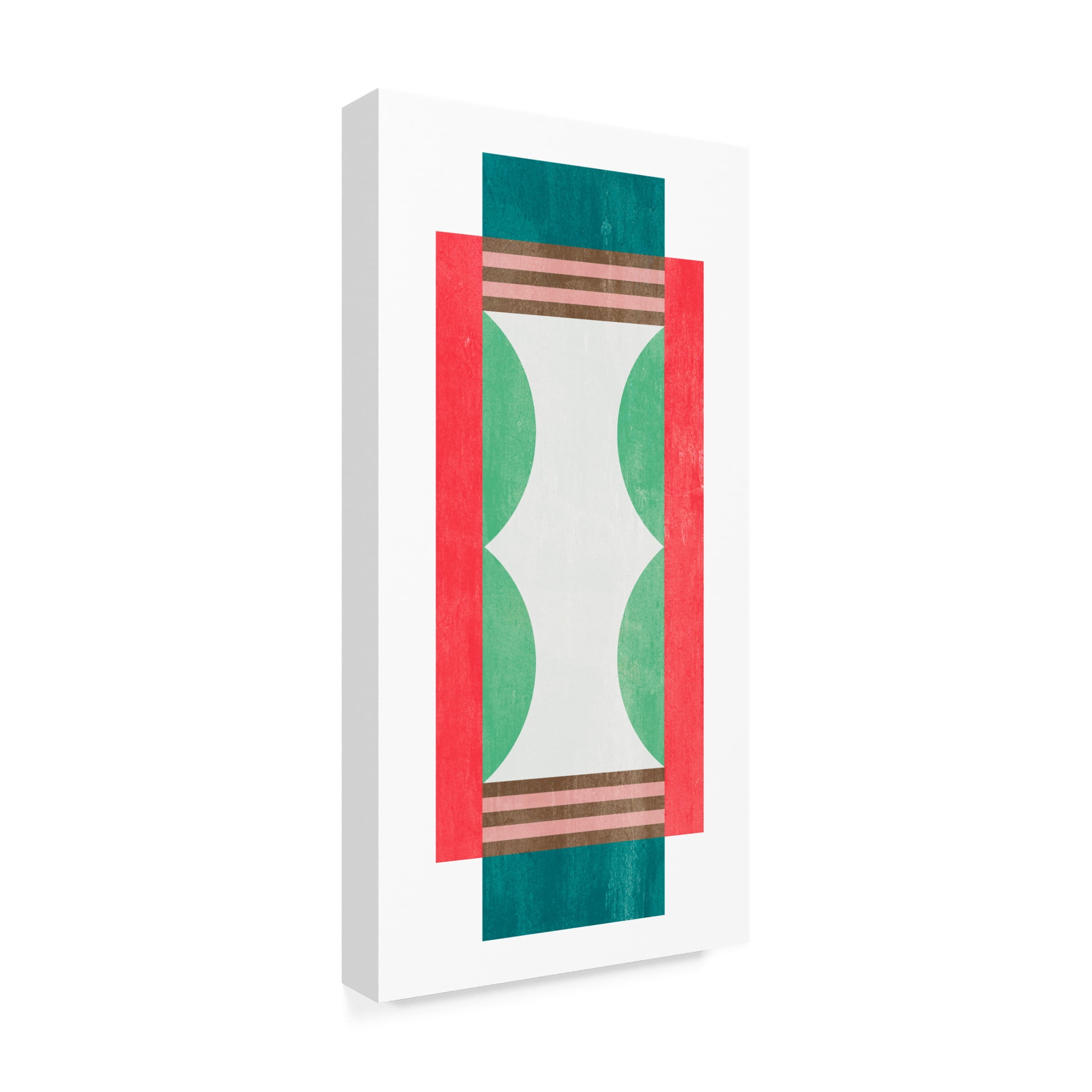 Canvas Wall Art - Melissa Wang 'Sweet Blocks III' Wall Art for Living Room, Bedroom, or Office Décor by Trademark Fine Art - 10 x 19 Inches