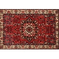 thumbnail image 1 of Ahgly Company Machine Washable Indoor Rectangle Traditional Brown Area Rugs, 2' x 4', 1 of 7