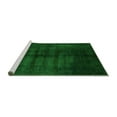 thumbnail image 2 of Ahgly Company Machine Washable Indoor Square Abstract Green Modern Area Rugs, 5' Square, 2 of 4
