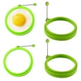 thumbnail image 2 of 4pcs Silicone Egg Ring, Egg Rings Non Stick, Egg Cooking Rings, Perfect Fried Egg Mold Or Pancake Rings, 2 of 5