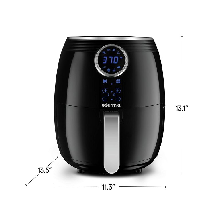 ✓ Gourmia-Digital Air Fryer, 5 QT, 12 Cooking Function 810002862106