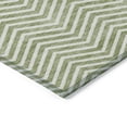 thumbnail image 4 of Addison Rugs Chantille Indoor/Outdoor Transitional Chevron Green Washable Rectangle Rug, 5' x 7'6", 4 of 6