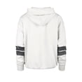 thumbnail image 3 of Women's '47 Cream Brooklyn Nets Emerson Stripe Cropped Pullover Hoodie, 3 of 3