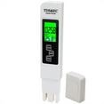 thumbnail image 4 of 1PC White Digital Water Quality Tester TDS EC Meter Range 0 to 9990 Multifunctional Water Purity Temperature TEMP PPM Tester, 4 of 7