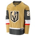 thumbnail image 2 of Men's Fanatics Brett Howden Gold Vegas Golden Knights Home Premier Breakaway Player Jersey, 2 of 3