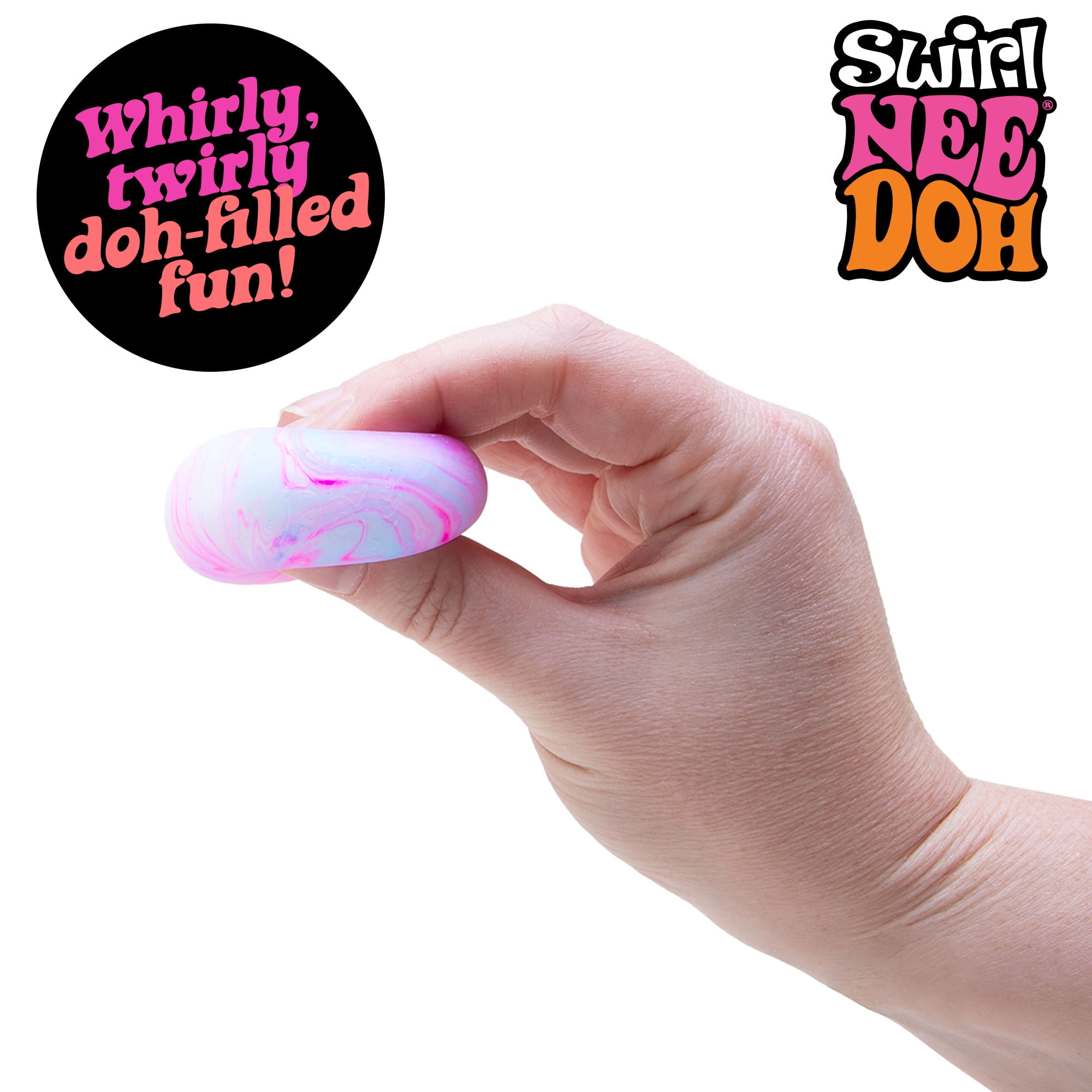 NeeDoh Fab Four Sensory Squeeze Toy Set, 4 Pack Squishy Stress Balls, Ages 3+