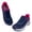 DarkBlueRose, variant on Womens Wide Toe Box Walking Shoes Arch Support Running Shoe Plantar Fasciitis Tennis Sneakers Orthotic for Pain Relief BlackGrey Size 9