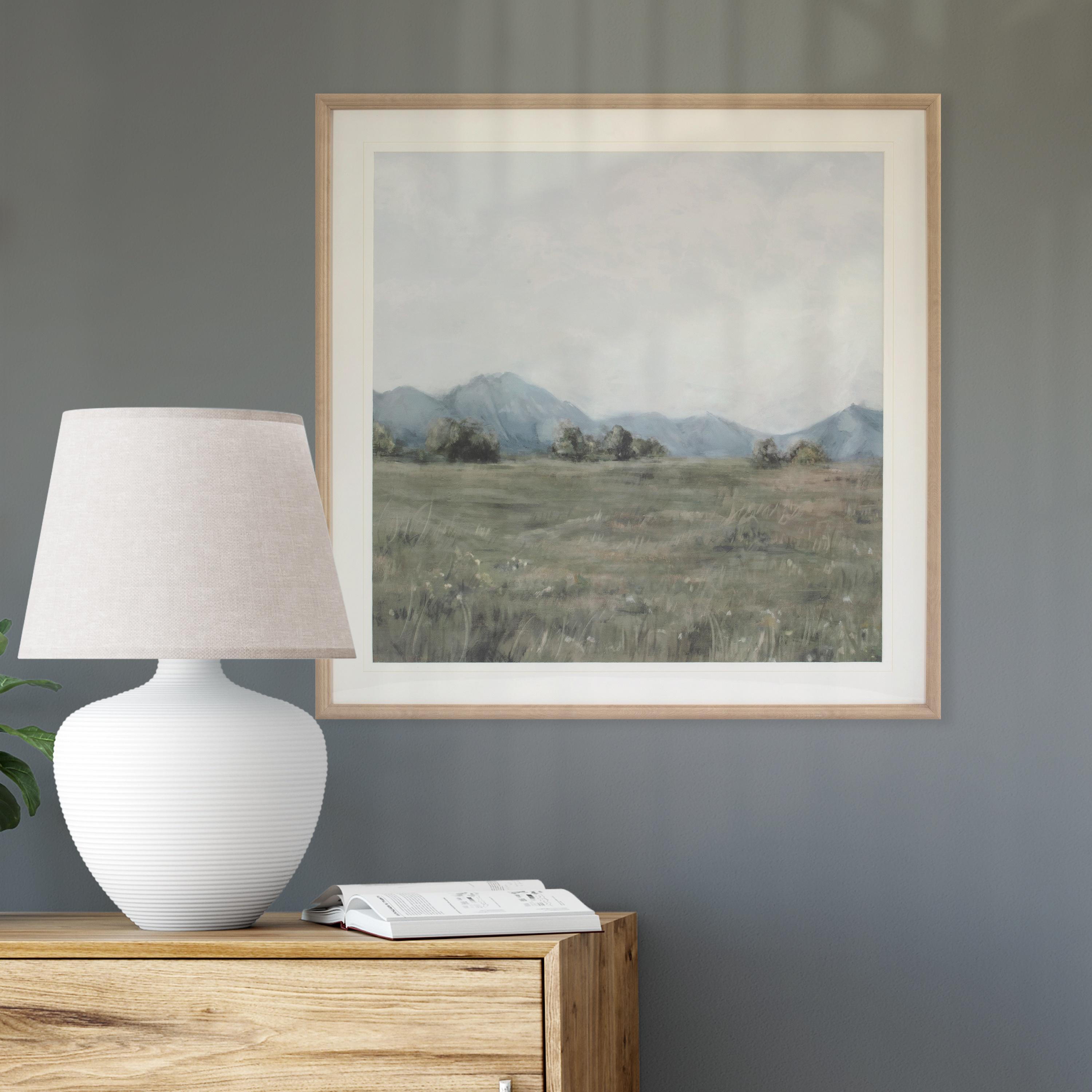 My Texas House Meadow Day Landscape Framed Under Glass Art 30" x 30" - image 5 of 5