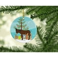 thumbnail image 2 of Carolines Treasures BB9220CO1 Zamorano-Leones Donkey Christmas Ceramic Ornament 3 in multicolor, 2 of 2
